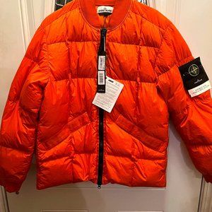 Unisex medium Stone Island down jacket.  New, never been worn w/tags attached